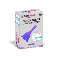 Quick Clear Cache Button – PrestaShop Module